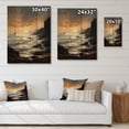 thumbnail image 4 of Designart "Beach Photo peaceful Shores VIII" Nautical & Beach Print on Natural Pine Wood, 4 of 5