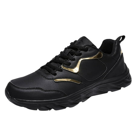 

ZHAGHMIN Shower Shoes Fashion Autumn Men Sports Shoes Flat Lightweight Lace Up Solid Color Waterproof Comfortable Simple Design Sneaker Slippers For Men Sneaker Boots For Men Sneaker Insoles Men Sne