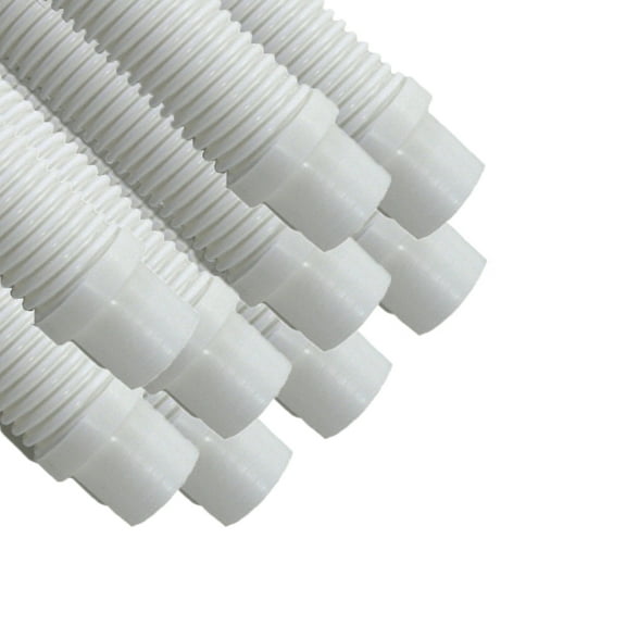 Puri Tech Pool Cleaner Vac Hose Kreepy Krauly Barracuda 1.5 inch x 4 Foot White 9 Pack