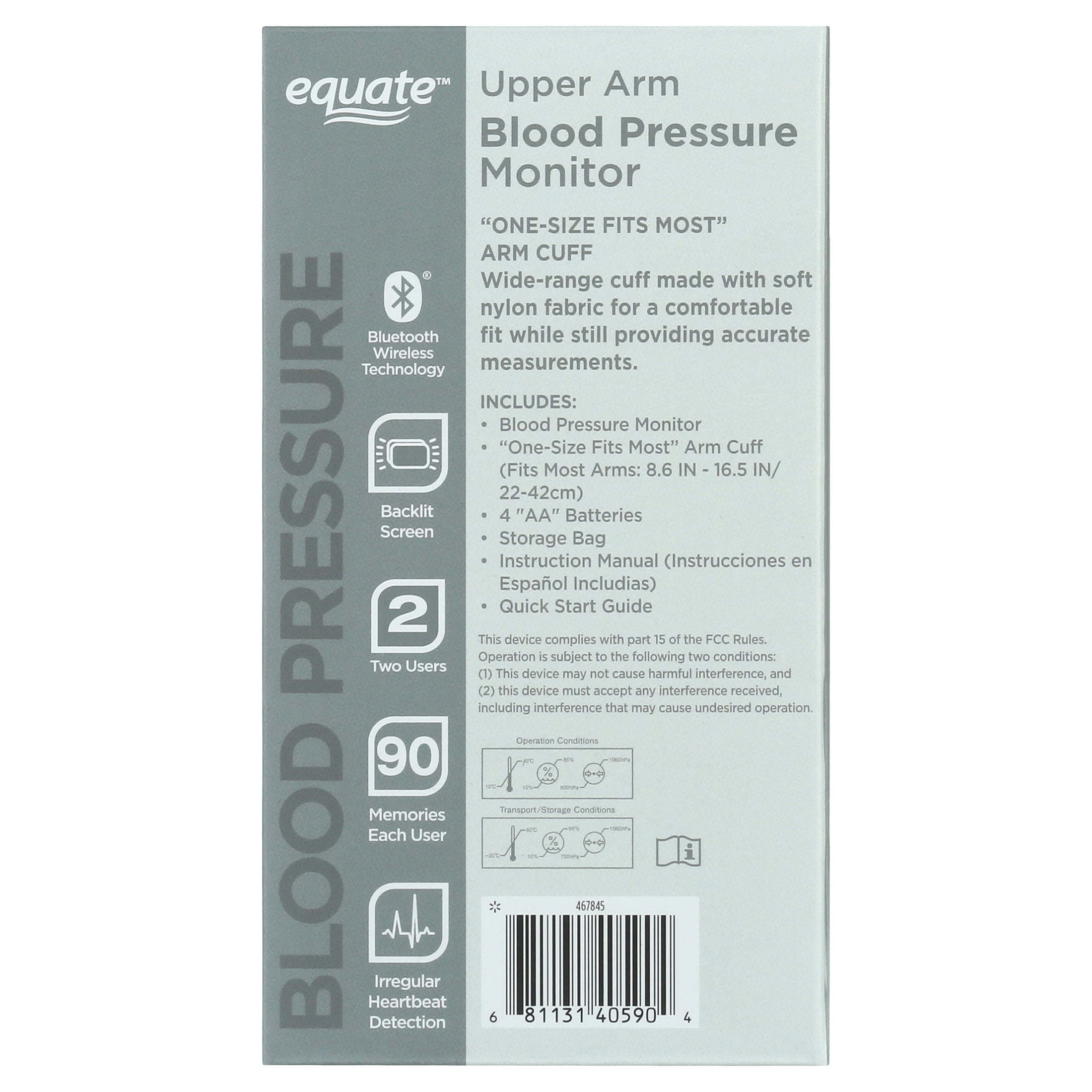 Equate 6000 Series Upper Arm Blood Pressure Monitor Reviews 2023