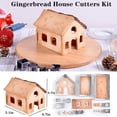 thumbnail image 5 of Gingerbread House Cookie Cutter Set - 3D House Cookie Cutters, Gingerbread House Kit for Holiday, Winter, Christmas & Gingerbread, 5 of 5