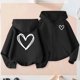 thumbnail image 1 of Sudadera deportiva informal con capucha y manga larga con estampado degradado para niños y niñas, de poliéster, 1 of 8