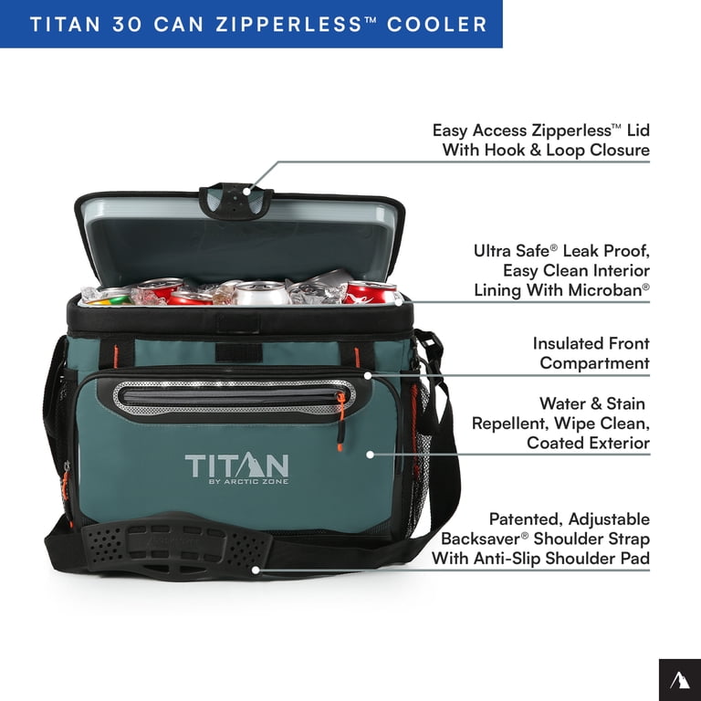 Titan by Arctic Zone, 30 Can Cooler, Zipperless HardBody, Jungle