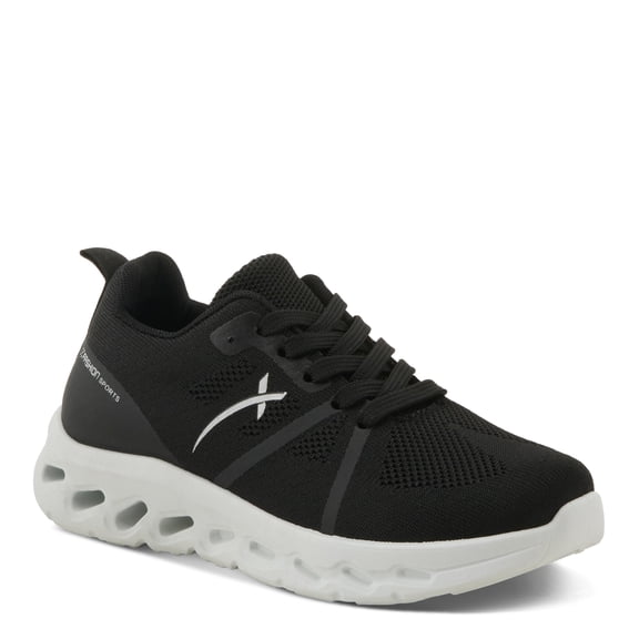 Flexus Women's Rushing Lace-Up Athletic Sneakers – Breathable Design, Shock-Absorbent Outsole, Arch Support