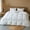 White, Queen Size, 90 x 90 Inch, variant on Resenkos Goose Down Comforter Twin, Soft Noiseless 3D Baffle Box Design with Corner Tab, 68 x 90 Inch, White