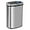 Silver, variant on ZJQYDS 13 Gallon 50 Liter Garbage Can Kitchen Trash Can with Lid Automatic Sensor Touch Free Stainless Steel Waste Bin for Bathroom Bedroom Home Office,Black