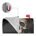thumbnail image 2 of Yiaed Gold Pattern Skull Print Mailbox Covers, Magnetic Mailbox Cover, Mail Box Covers for Garden Outdoor Decor Box Covers-21x18 in, 2 of 8