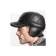 thumbnail image 4 of Sombreros de moda gorras con visera para hombres gorras planas cálidas gorras de lana，B, 4 of 5