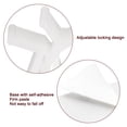 thumbnail image 4 of Adjustable Cable Clips, 20 Pack 22-25mm Self-Adhesive Cable Clamp Wire Clamps, White, 4 of 5