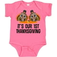 thumbnail image 3 of Inktastic Twins First Thanksgiving Turkey Boys or Girls Baby Bodysuit, 3 of 5