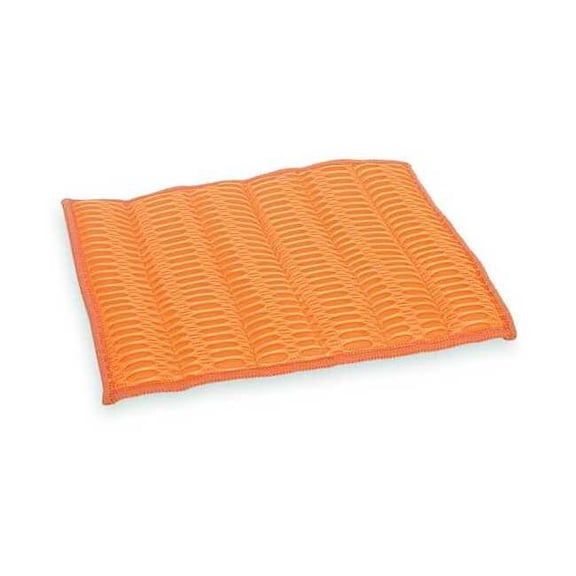 Tough Guy Microfiber Cloth Wipe 7" x 9", Orange 3ZNE3