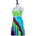 thumbnail image 3 of Women's Multicolor Spaghetti Strap Mini Dress, 3 of 9
