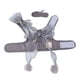thumbnail image 3 of Juego de arnés y correa para gato, chaleco transpirable con lazo de hada, cuerda para gato para caminar al aire libre, gris hada L, 3 of 5