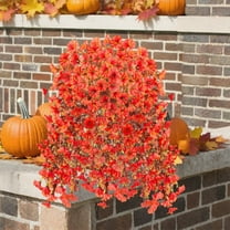Artificial Flowers Plants For Outdoor Fake Silk Morning Glory Thanksgiving Halloween Christmas Decoration For Wall Home Porch Patio Balcony Yard Decorations Outdoor