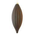 thumbnail image 1 of Vickerman M183275M 8 in. Chocolate Matte Line Finial Ornament  4 per Bag, 1 of 3