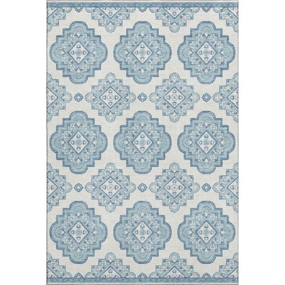 Dalyn Rugs Premium Machine Washable Mayfield AMF878 Teal 9' x 12' Rug