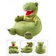 thumbnail image 2 of LOVEVER Dinosaur Sofa Bed for Kids Children Sofa Seat Soft Cloth Case Removable Washable Cartoon Dinosaur Sofa Plush Chair Protective Case Exquisite Fabric, 2 of 8