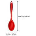 thumbnail image 2 of STRANDCHIC 2Pcs Silicone Cooking Spoons in Assorted Colors for Soup Porridge and Rice Serving, 2 of 8