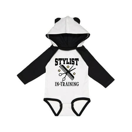 

Inktastic Stylist in Training Girls Salon Gift Baby Girl Long Sleeve Bodysuit