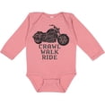thumbnail image 3 of Inktastic Crawl Walk Ride Motorcycle Boys or Girls Long Sleeve Baby Bodysuit, 3 of 5