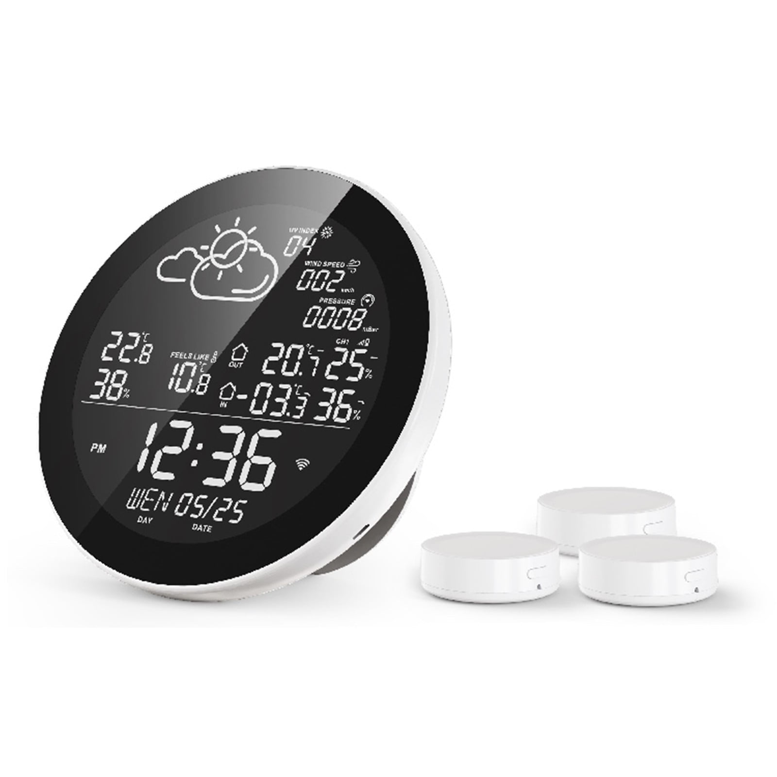 Dekala Weather Clock 3-day Weather Forecast Weather Station