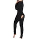 thumbnail image 4 of Pijama Sexy para mujer, mono de Año Nuevo con botones, parte delantera y trasera, culo abierto, solapa, ropa de dormir sólida, ropa de estar por casa, 4 of 4