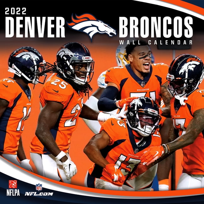Denver Broncos 2022 12X12 Team Wall Calendar (Other) - Walmart.com