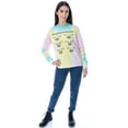 thumbnail image 2 of Star Wars Women's Expressions Of The Child Tie Dye Skimmer Raw Edge Top T-Shirt, 2 of 6