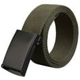 thumbnail image 2 of KOKOPARK Ceinture Tactique pour Hommes Femmes Découpée pour s'Adapter Garde de Sécurité de 3,7 Pouces Randonnée à Boucle Rabattable Toile Blanc, 2 of 6