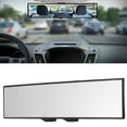 thumbnail image 4 of Car Rearview Mirrors,Car Universal 12Inch Interior Clip on Panoramic Rear View Mirror Wide Angle Rear View Mirror, 4 of 10