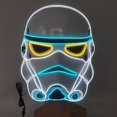 thumbnail image 4 of Cubierta De Cara De Halloween Led Cubierta De Cara Iluminada De Halloween Cubierta De Cara Brillante De Terror Para Fiesta Carnaval Mascarada sonducket HA037657-00, 4 of 6
