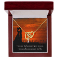 thumbnail image 5 of To My Girlfriend You Are My Life Inseparable Necklace, 5 of 20
