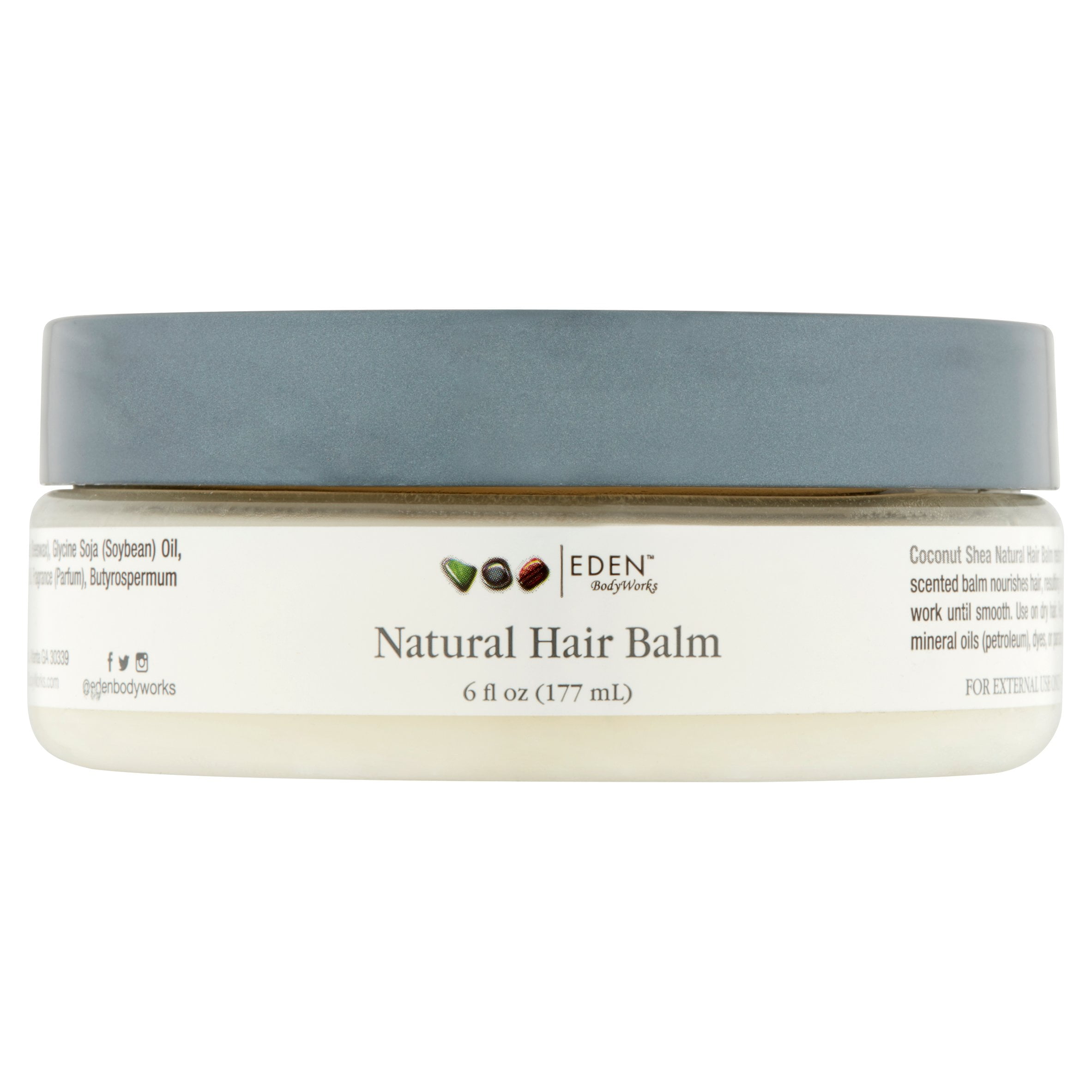 Eden Bodyworks Coconut Shea Natural Hair Balm 6 Fl Oz Walmart Com