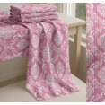 thumbnail image 6 of Soimoi Pink Cotton Cambric Fabric Stripe & Vector Design Damask Printed Fabric 1 Yard 42 Inch Wide, 6 of 7