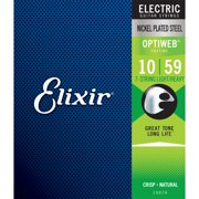 Elixir 7-String Electric Guitar Strings, OPTIWEB, Light/Heavy (.010-.059)