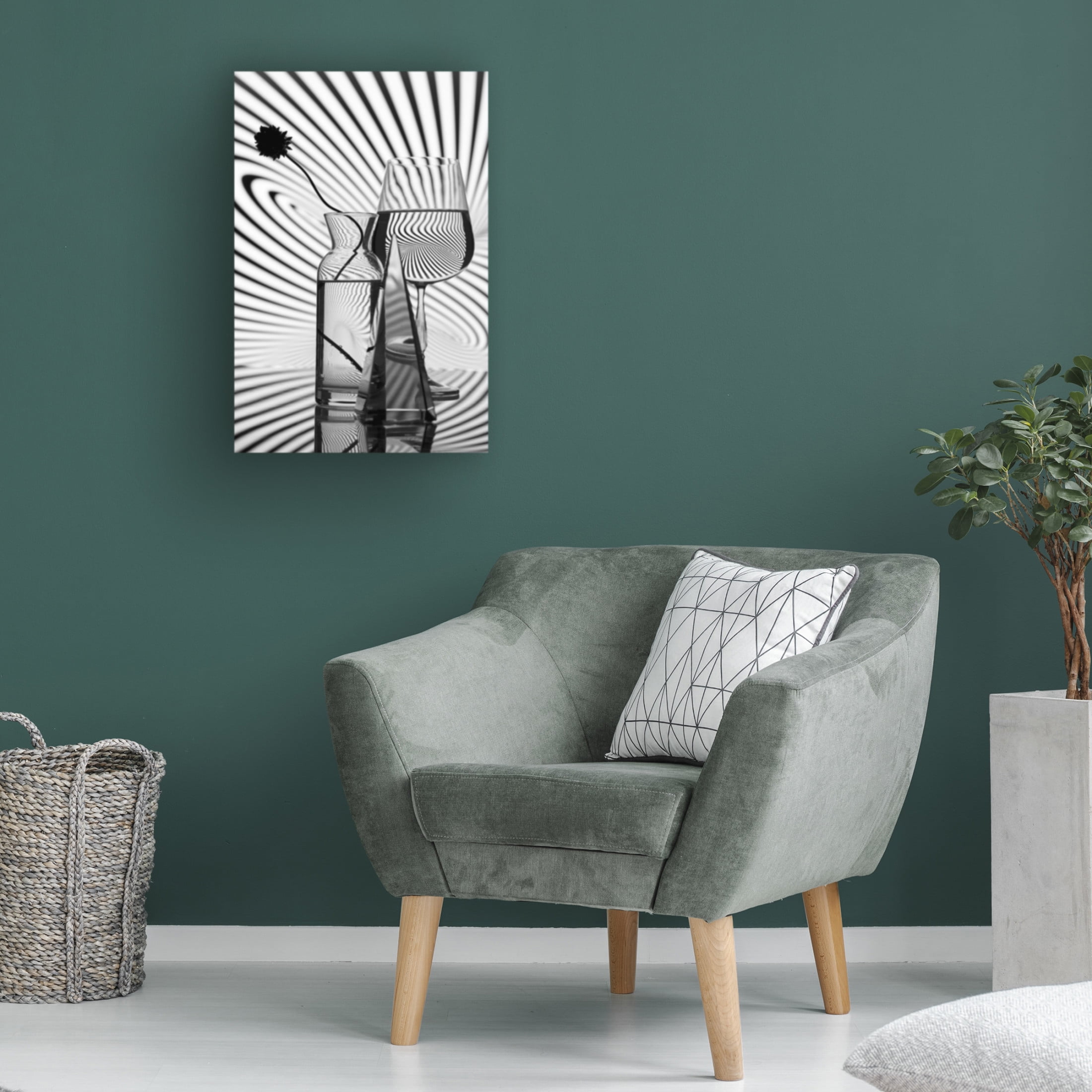 Trademark Fine Art Larisa Usmanova Glass And Lines Canvas Wall Art