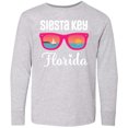 thumbnail image 3 of Inktastic Siesta Key Florida Beach Trip Long Sleeve Youth T-Shirt, 3 of 5