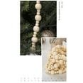 thumbnail image 4 of Christmas Wooden Bead Garland 118", DIY Hanging Decoration String for Tree, Fireplace, Mantel, Stair Railing, Holiday Party & Home Décor, 4 of 5