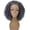 Ash Gray, variant on LUXLUXE Vale Curly Layered 13.5 in Long Half Wig No Lace Wig, Heat Resistant Fibers, Dark Auburn Brown Blend