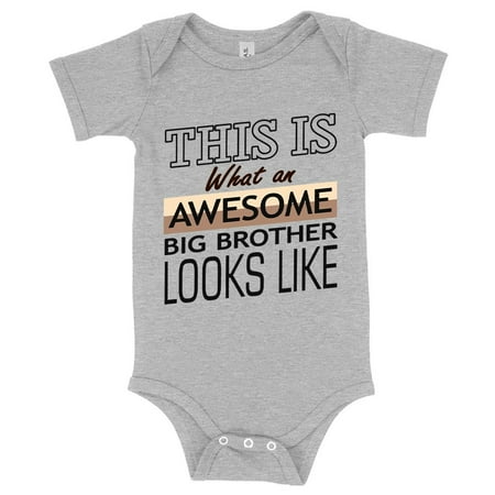 

Baby Awesome Big Brother Onesie - I m the Big Brother