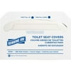 Genuine Joe Half-fold Toilet Seat Covers, White, 2500 / Carton (Quantity)