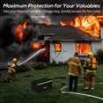 thumbnail image 2 of FLASLD Fireproof Document & Money Bags, Large Fireproof & Water Resistant Bag, Fireproof Folder Safe Bag for Cash, Valuables & Passport, with Silicon, 2 of 8