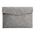 thumbnail image 2 of DPTALR Magnetic Lock Leather File Bag A4 Paper File Bag Folder Bag Data Business Easy Briefcase Bag, 2 of 6