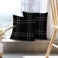 thumbnail image 6 of LALILO Throw Pillow Covers Lumberjack Black And White Trendy Cushion Cover 18" x 18", 2636 Pack, 6 of 6