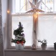 thumbnail image 4 of OULII 3 Pcs Mini Snow Frost Trees Fireproof Flame Retardant PVC Holiday Decorations for Village, 4 of 5