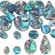 thumbnail image 1 of 18 piezas de cabujón de concha de abulón natural, piedras preciosas sueltas, planas, redondas, ovaladas, con forma de lágrima, dijes de concha de Paua de colores, cabujón de conchas de piedra de Paua, 1 of 5