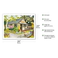 thumbnail image 2 of The Aloha House - Hawaii - Hawaiian Islands - Tropical Paradise - From an Original Watercolor Painting by Robin Wethe Altman - Fine Art Matte Paper Print (Unframed) 20x26in, 2 of 4