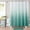 Green, variant on Shower Curtain for Bathroom 72 x 72 Inch Shower Curtains in Bath with 12 Hooks Fabric Waterproof Ombre (Mid Grey)
