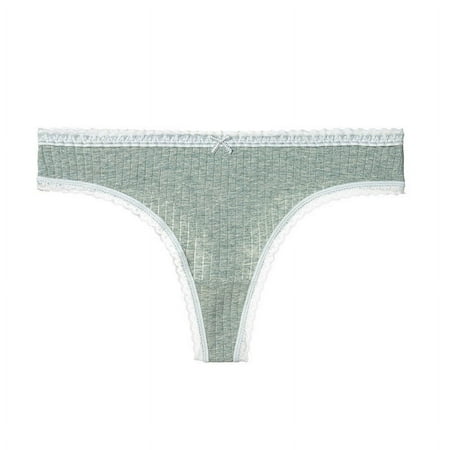 Sexy G String Thong for Women Lace Underwear Thongs Panties Low Rise Bikini Briefs Low Waisted Cotton Thong Panties