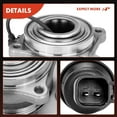 thumbnail image 6 of A-Premium 2 x Rear Wheel Bearing and Hub Assembly with ABS & 5-Lug Compatible with Chevrolet Equinox 2010-2017, GMC Terrain 2010-2017, 6 of 6